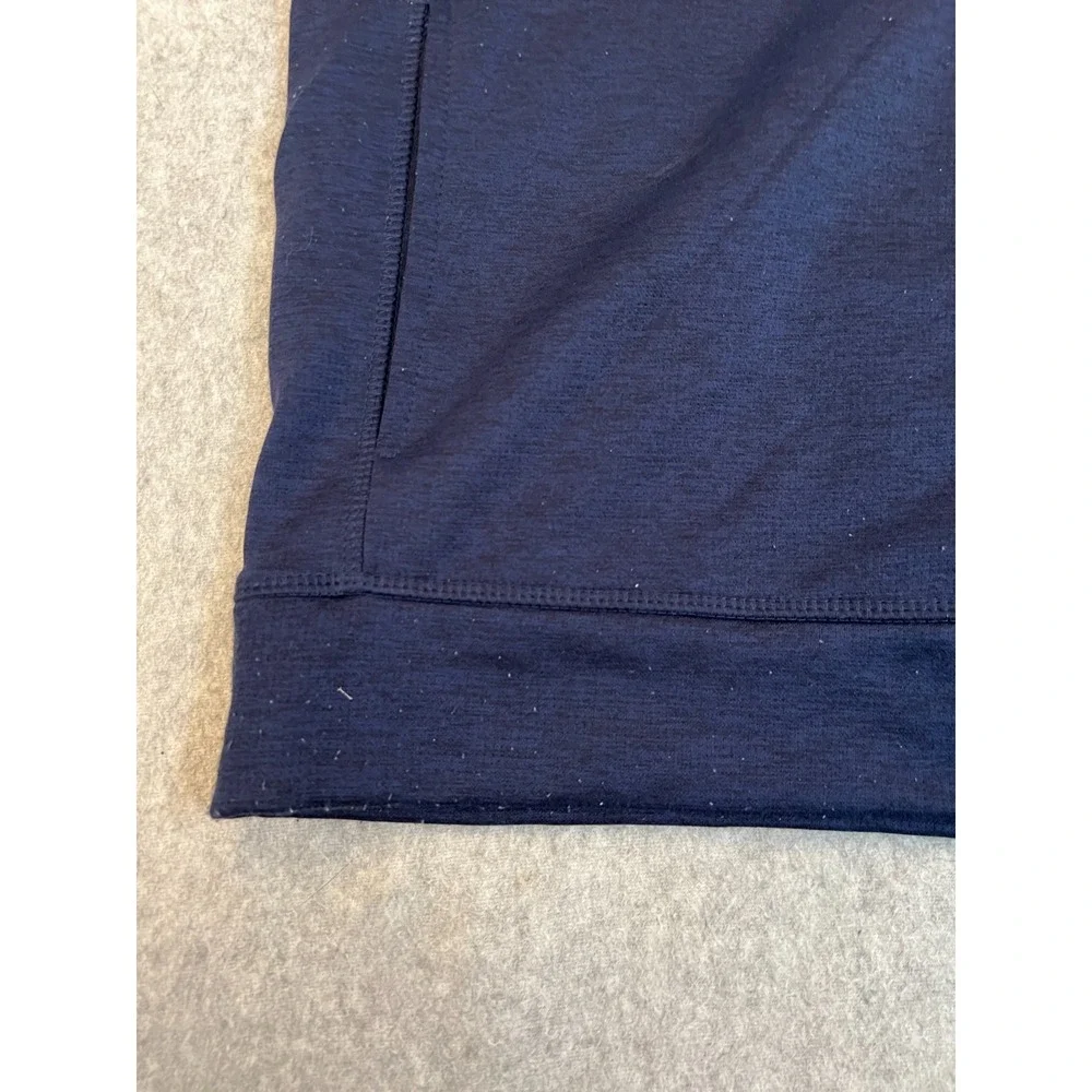 Eddie Bauer‎ Hoodie Men's Medium Navy FreeDry Fleece Performance Full Zip Jacket